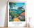7_Ecuador Travel Poster, Ecuador Print, South America Travel Art, Floral Poster,