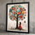Tree of Life Poster Wall Art Print for Living Room Picture Tree Abstract Art (3)