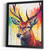 Rainbow Stag Colourful Stag Artwork For The Bedroom Or Stag Lounge Wall Art (3)