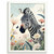 Zebra Art Print Cute Animal Wall Art Framed Picture Flower Zebra Artwork Gift (2
