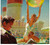 EDWIN GEORGI (American, 1896-1964). Ship's Pool Poster Canvas Movie Film Print A