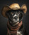 Cowboy Pet PortraitRenaissance Pet Portrait from PhotoCustom Funny Canvas Royal