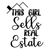 This Girl Sells Real Estate-01 (2) Poster Canvas Movie Film Print A0 A1 A2 A3 A4