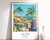 7_Leon Print, Leon Travel Poster, Nicaragua Travel Print, Tropical Decor, Botani