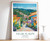 6_Tegucigalpa Print, Tegucigalpa Travel Poster, Honduras Travel Poster, Caribbea