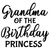 Grandma of the Birthday Princess-01 (2) Poster Canvas Movie Film Print A0 A1 A2