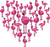 A220318-17-Women-Girls-Kids-Heart-Cute-Flamingo (2) Poster Canvas Movie Film Pri