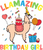 A220313-09-Llama-Birthday-Llamazing-Alpaca-Balloons Poster Canvas Movie Film Pri