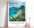 6_Florianopolis Print, Florianopolis Travel Poster, Brazil Travel Print, Tropica