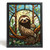 Stained Glass Sloth Wall Art Print Baby Sloth Picture Cute Sloth Artwork Print P