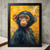 Baby Monkey Wall Art Print Gift Home Animal Wall Artwork Baby Monkey Picture Art