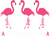 B200904-05-Breast-Cancer-Awareness-Flamingo-Hope Fun Gift Poster Canvas Print A0