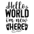 Hello World I'm New Here-01 (2) Poster Canvas Movie Film Print A0 A1 A2 A3 A4 A5