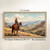 Samsung Frame TV Cowboy And Horse Artwork Instant Download - Landscape old west