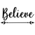 Believe Poster Canvas Movie Film Print A0 A1 A2 A3 A4 A5 A6 Art Wall Decoration