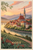 Charming Maribor Slovenia Travel Poster - Vibrant Vineyard Sunset Art Print Post
