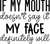 If My Mouth Doesn't Say It My Face Definitely Will Poster Canvas Movie Film Prin
