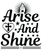 Arise and shine Poster Canvas Movie Film Print A0 A1 A2 A3 A4 A5 A6 Art Wall Dec