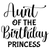 Aunt of the Birthday Princess-01 (2) Poster Canvas Movie Film Print A0 A1 A2 A3
