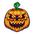 Halloween Pumpkin Creepy Smile Mascot Poster Canvas Movie Film Print A0 A1 A2 A3
