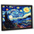 Starry Night Inspired Art Print Impressionist Wall Decor Van Gogh Landscape Art