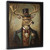 Elegant Stag in Suit - Whimsical Deer Art Print, Vintage Style Wildlife Decor Po