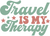 Travel is my therapy (2) Poster Canvas Movie Film Print A0 A1 A2 A3 A4 A5 A6 Art
