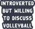 Introverted but willing to discuss-01 Funny Poster Creative Canvas Print A0 A1 A