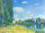 Alfred-Sisley-the-straw-rent-1888 Poster Canvas Print Art Painting Decor Reprint