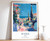 1_Hama Print, Hama Travel Poster, Middle East Travel Print, Islamic Decor, Gift