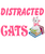 EASILY DISTRACTED BY CATS & BOOKS (2) Poster Canvas Movie Film Print A0 A1 A2 A3