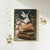 Fairy and a pile of books whimsical art print - fairytale wall art enchanted mag