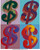 Andy Warhol (1928-1987). $ (Quadrant), 1982. Poster Canvas Print Art Painting De