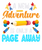 A new adventure is only a page away-01 Poster Canvas Movie Film Print A0 A1 A2 A