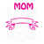 Mom turned upside down spells wow-01 Poster Canvas Movie Film Print A0 A1 A2 A3