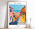 1_Lapaz Print, Lapaz Travel Poster, Bolivia Travel Print, Tropical Decor, Botani