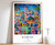 6_Kuwait Print, Kuwait Travel Poster, Middle Eastern Poster, Islamic Decor, Midd