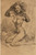 Gil Elvgren - Pinup Girl - Nude Pin-Up with Bonnet Poster Canvas Movie Film Prin
