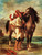 Delacroix- Arab Saddling his Horse- 1855 Poster Canvas Movie Film Print A0 A1 A2