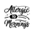 Allergic to mornings-01 (2) Poster Canvas Movie Film Print A0 A1 A2 A3 A4 A5 A6
