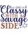 Classy with a savage side-01 (17) Poster Canvas Movie Film Print A0 A1 A2 A3 A4
