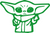 baby-yoda17 gr (2) Poster Canvas Movie Film Print A0 A1 A2 A3 A4 A5 A6 Art Wall