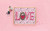 LOVE Dalmatian Gypsophila Floral Kitsch Quote Print - Unframed A6 A5 A4 A3 A2 A1