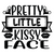 Pretty Little Kissy Face-01 Poster Canvas Movie Film Print A0 A1 A2 A3 A4 A5 A6