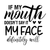 If My Mouth Doesn't Say It My Face Definitely will-01 (9) Poster Canvas Movie Fi
