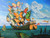 Salvador Dali - Butterfly ship 1 (2) Poster Canvas Movie Film Print A0 A1 A2 A3
