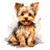 Yorkshire Terrier (4) Poster Canvas Movie Film Print A0 A1 A2 A3 A4 A5 A6 Art Wa