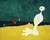 Joan Miró - Person Throwing a Stone at a Bird Poster Canvas Movie Film Print A0