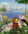 RenoirPierreAuguste-Girls_near_the_Water-Sun Poster Canvas Movie Film Print A0 A
