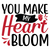 You make my heart bloom-01 Poster Canvas Movie Film Print A0 A1 A2 A3 A4 A5 A6 A